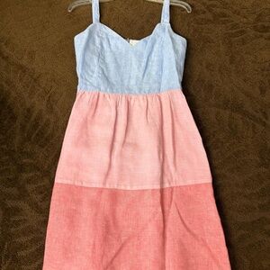 Linen summer dress